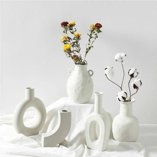 Nordic Ceramic Vase Home Decoration Ornaments - The Cozy Eclectic